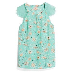 PIXLEY Kerstin Lace Sleeve Blouse